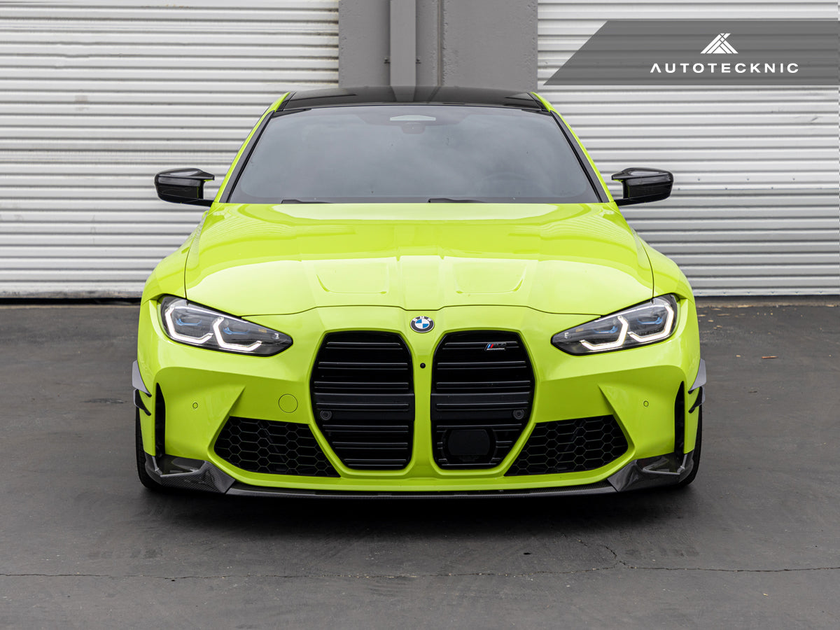 AutoTecknic Front Bumper Dry Carbon Canard Set - G80 M3 | G82 M4