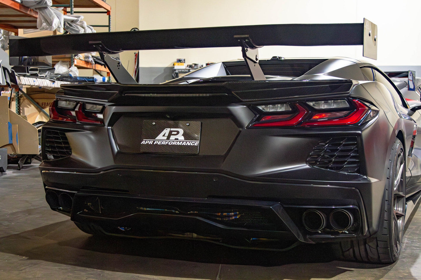 APR Performance Chevrolet Corvette C8 Convertible GTC500 Carbon Fiber Adjustable Wing