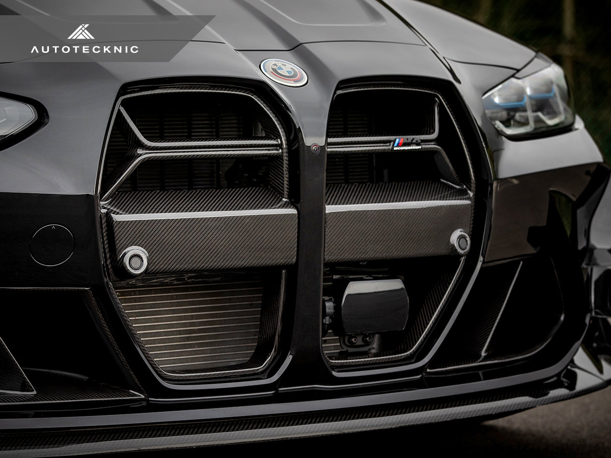 AutoTecknic Dry Carbon Competizione GT4 Front Grille - G80 M3 | G82/ G83 M4 - Graveyard Performance
