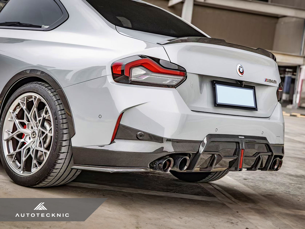 AutoTecknic Dry Carbon Rear Side Diffuser Set - G42 2-Series