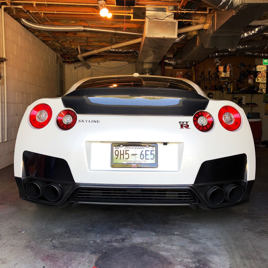 JDC Bumper Exhaust Guards (09-16 Nissan R35 GT-R) - Graveyard Performance