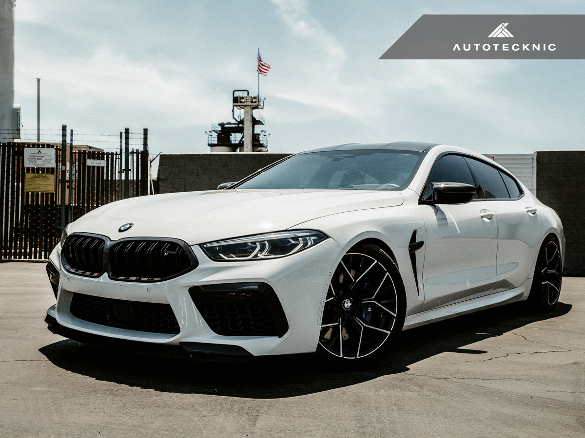 AutoTecknic Replacement Dry Carbon Grille Surround - F9X M8 - Graveyard Performance