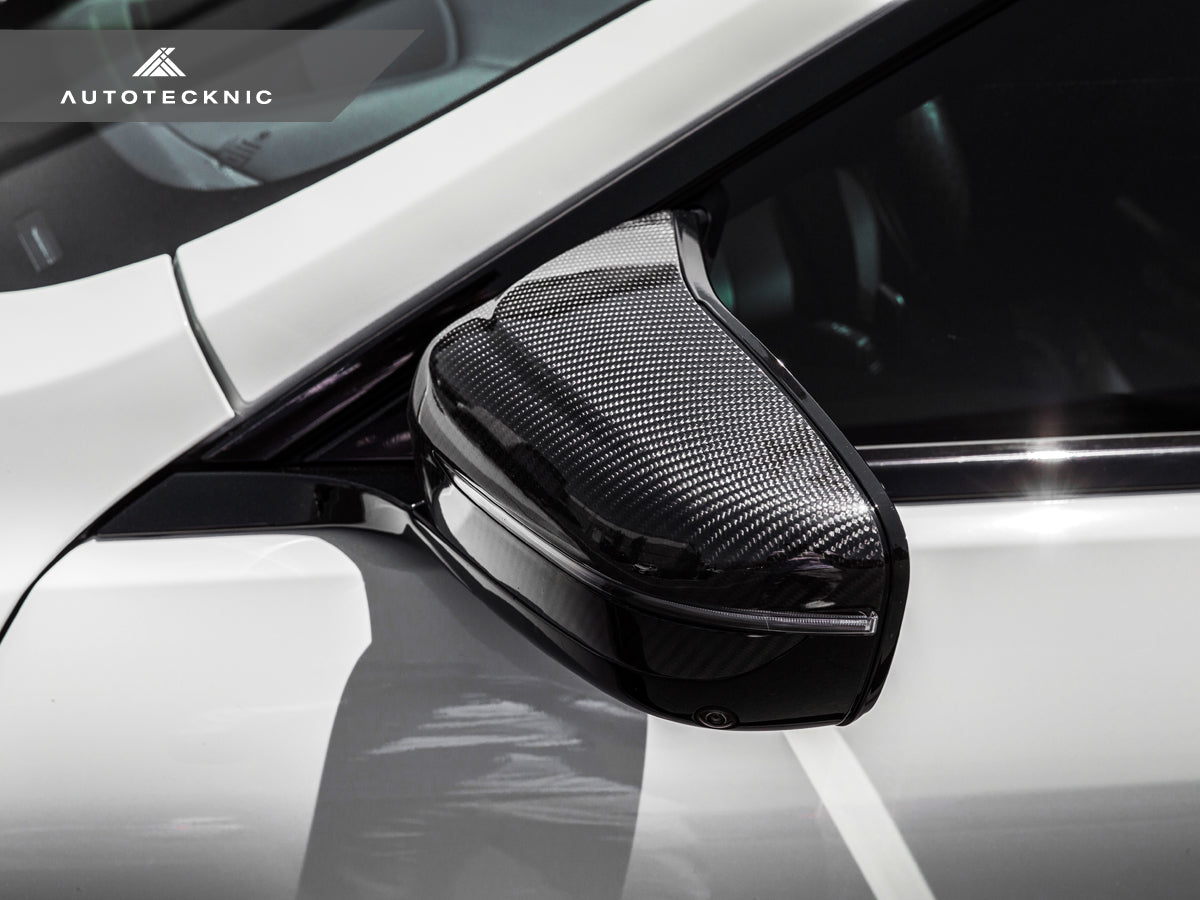 AutoTecknic Replacement Dry Carbon Mirror Covers - F90 M5 - Graveyard Performance