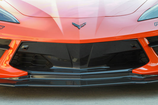 APR Performance Chevrolet Corvette C8 Carbon Fiber Front Bumper Center Bezels