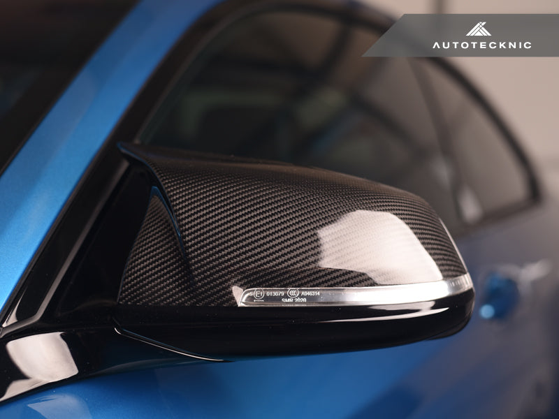 AutoTecknic Replacement Version II M-Inspired Dry Carbon Mirror Covers - F87 M2 | F22 2-Series | F30 3-Series | F32/ F36 4-Series - Graveyard Performance