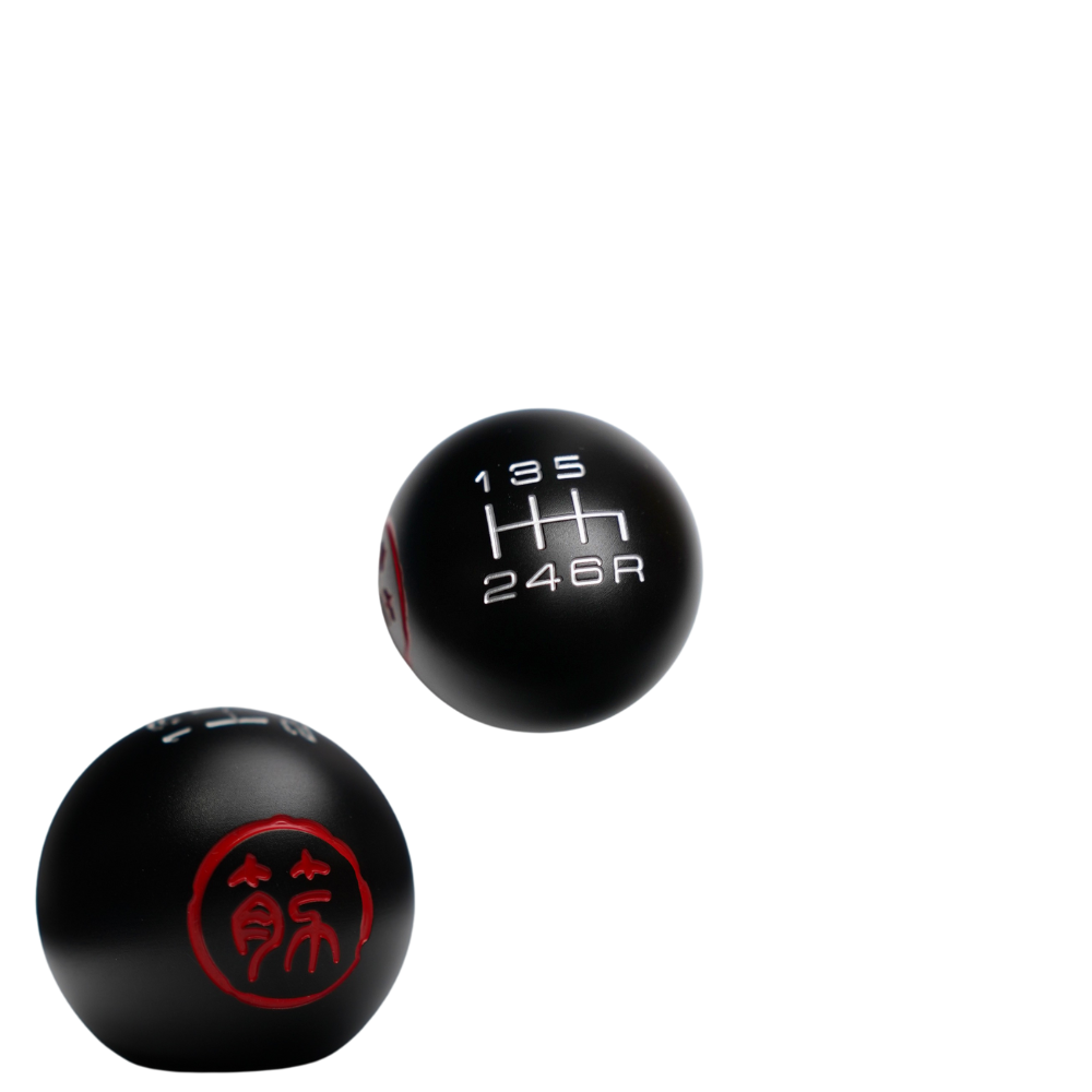 JDMuscle Suji Series Shift Knob - Black Sphere 10x1.5 Honda