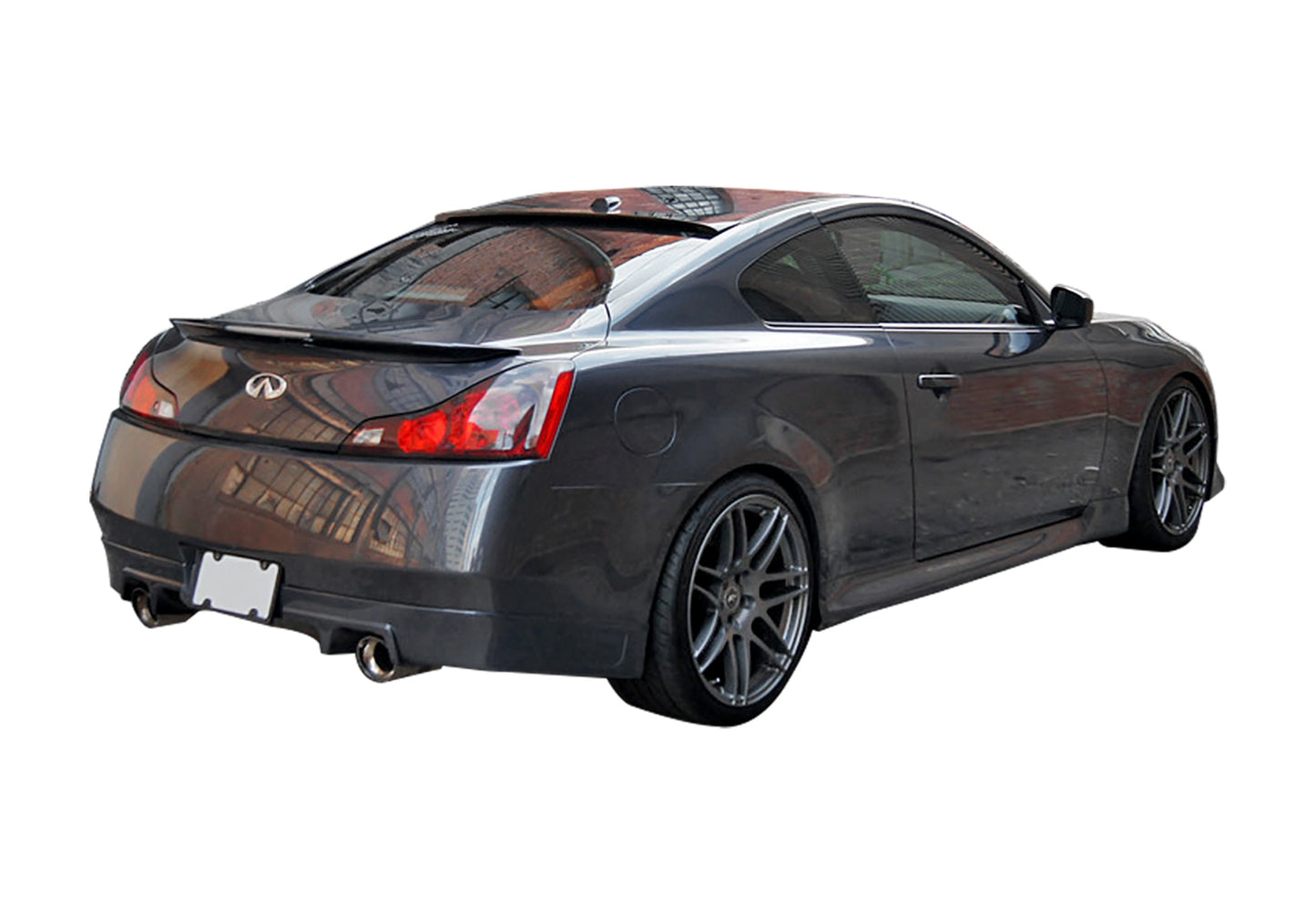 Stillen Infiniti G37 Roof Spoiler Unpainted For 08-13 Infiniti G37 Coupe
