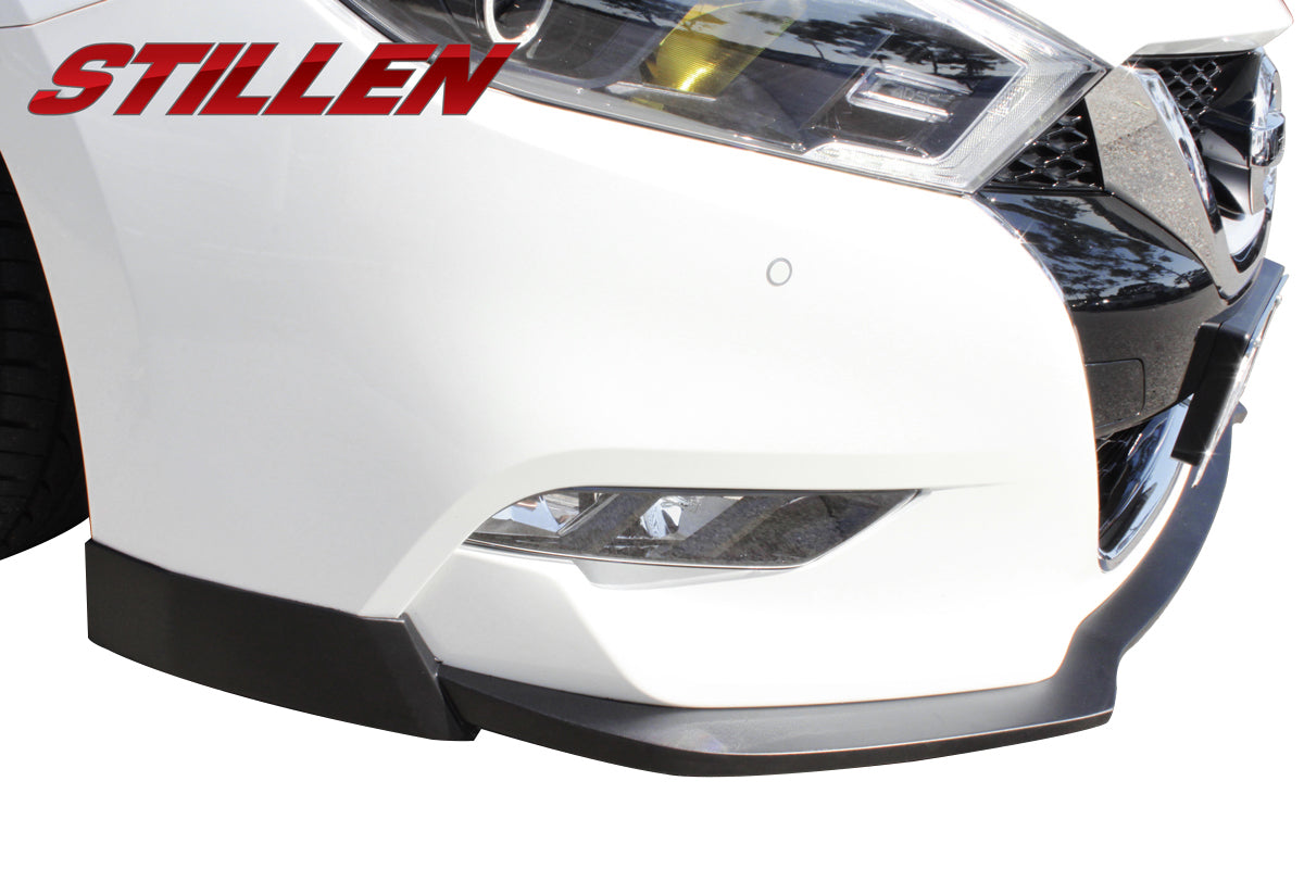 Stillen Nissan Maxima Front Lip Splitter Matte Black For 16-18 Nissan Maxima