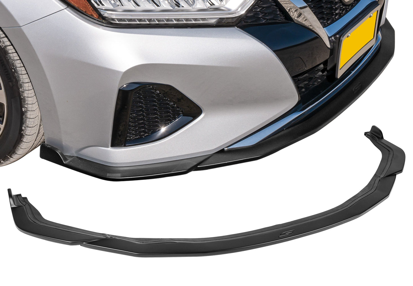 Stillen Nissan Maxima Front Lip Splitter Unpainted For 19-22 Nissan Maxima