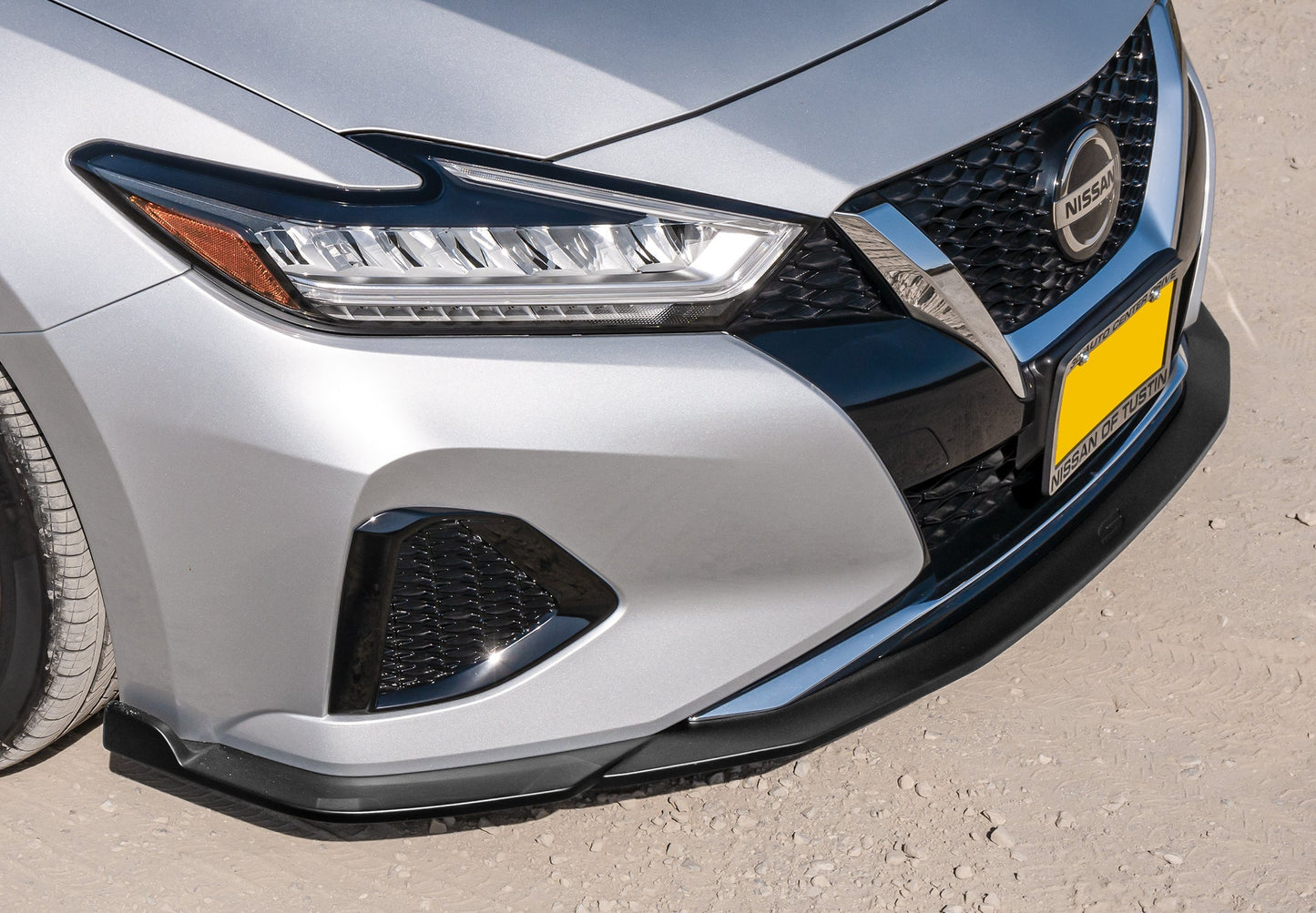 Stillen Nissan Maxima Front Lip Splitter Unpainted For 19-22 Nissan Maxima