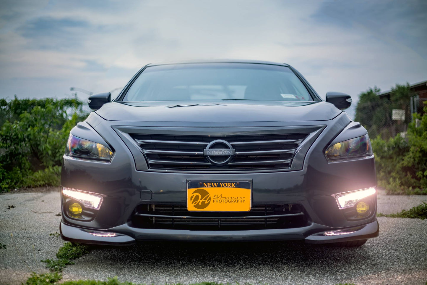 Stillen Nissan Altima Front Lip Spoiler Unpainted For 13-15 Nissan Altima