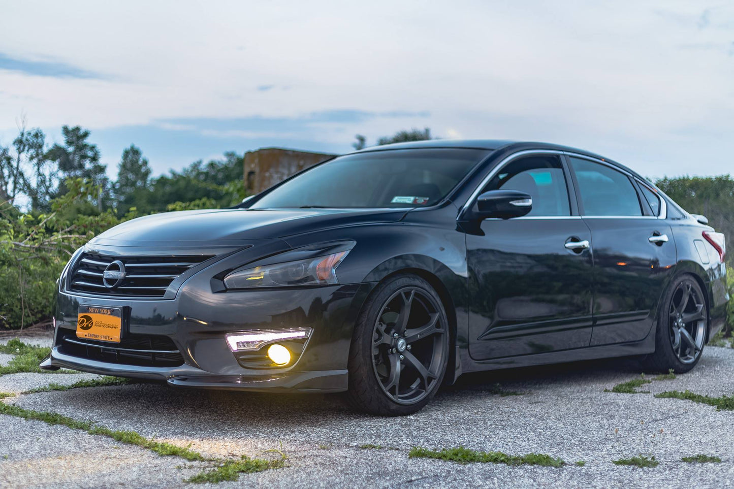 Stillen Nissan Altima Front Lip Spoiler Unpainted For 13-15 Nissan Altima