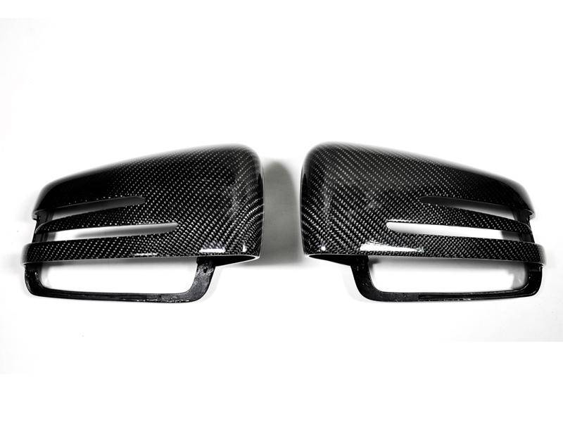 AutoTecknic Replacement Carbon Fiber Mirror Covers - Mercedes-Benz R / ML/ GLE / GL / G Class - Graveyard Performance
