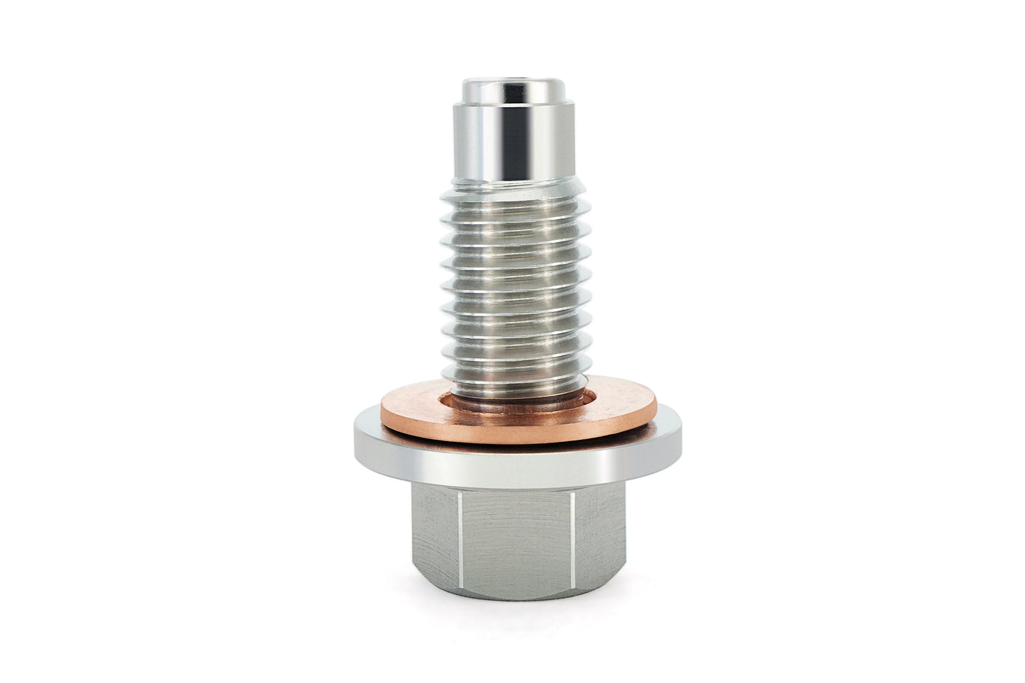 HPS Performance m12 x 1.75 Stainless Steel Magnetic Oil Drain Plug Bolt