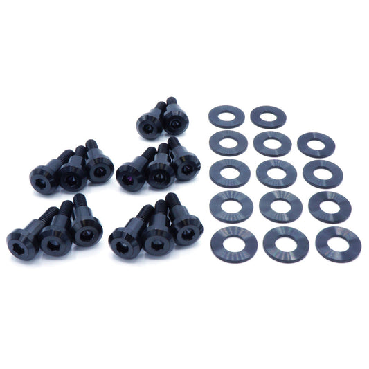 Titanium Hardware Valve Cover Kit - 4B11T Engine - Graveyard Performance