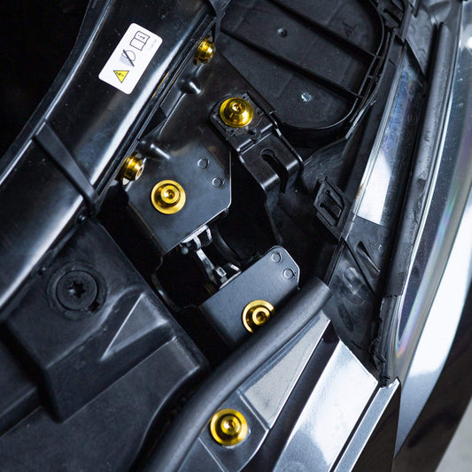 Stage 1 Titanium Hardware Engine Bay Kit - BMW E9X 335i (2007-2013) - Graveyard Performance
