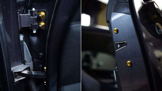 Titanium Hardware Door Kit - BMW E92 335i (2007-2013) - Graveyard Performance