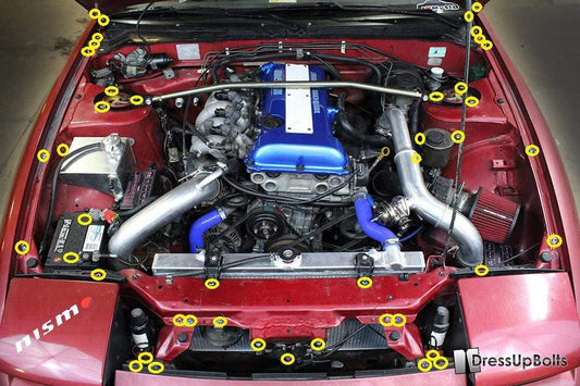 Nissan S13 240sx (1989-1995) Titanium Full Engine Bay Kit - Graveyard Performance