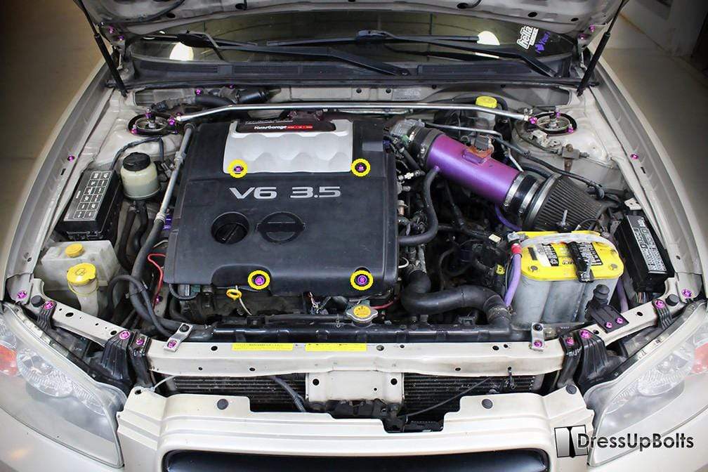 Nissan Maxima (2000-2003) Titanium Engine Cover Kit - Graveyard Performance
