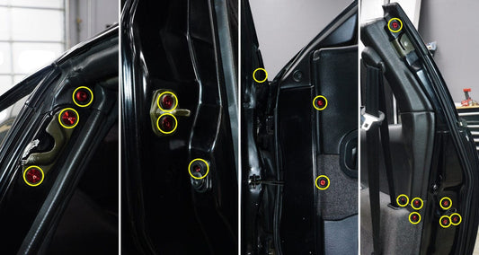 Titanium Hardware Door Kit - Nissan 300ZX (1990-1999) - Graveyard Performance