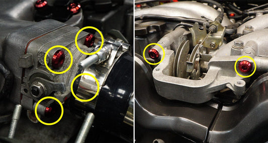 Titanium Hardware Throttle Bodies & Linkage Kit - VG30DETT Engine - Graveyard Performance