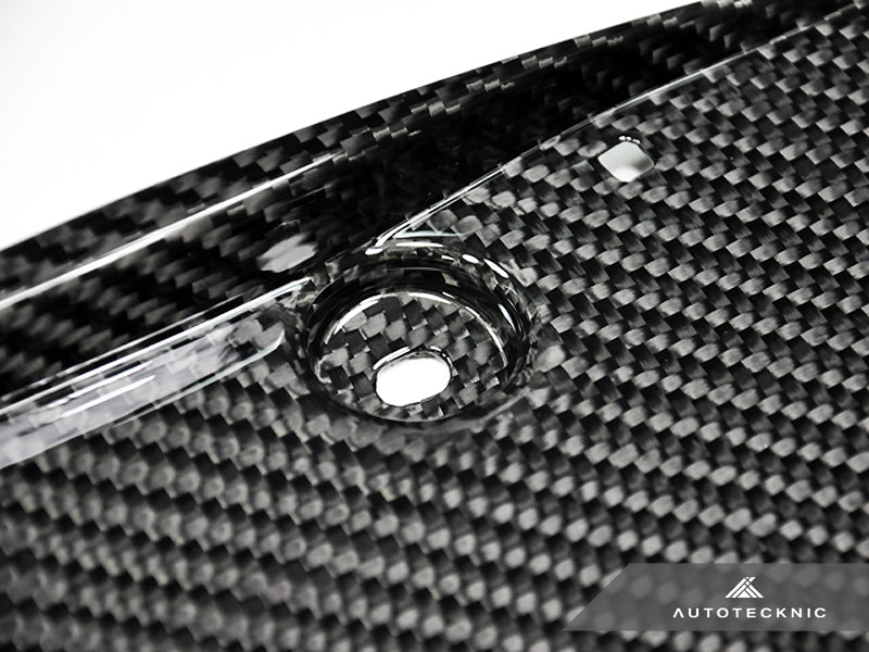 AutoTecknic Dry Carbon Cooling Shroud - Nissan R35 GTR - Graveyard Performance