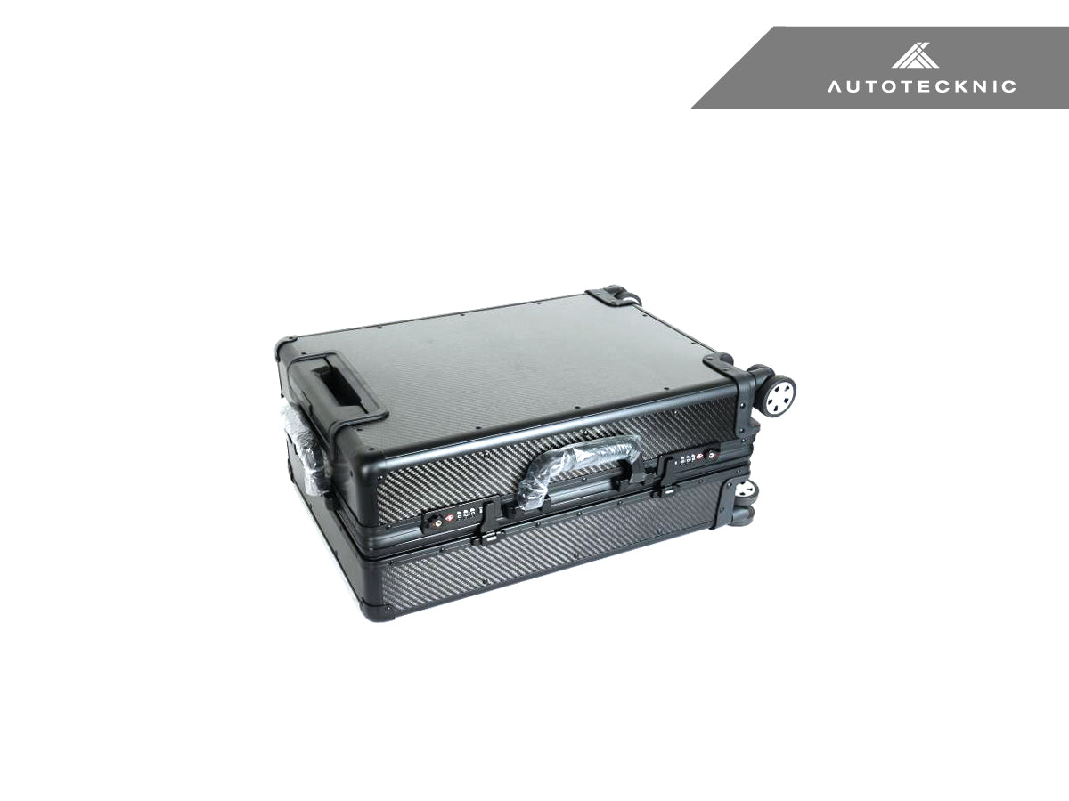 AutoTecknic Jetset Carbon Fiber Carry-On Luggage - Graveyard Performance