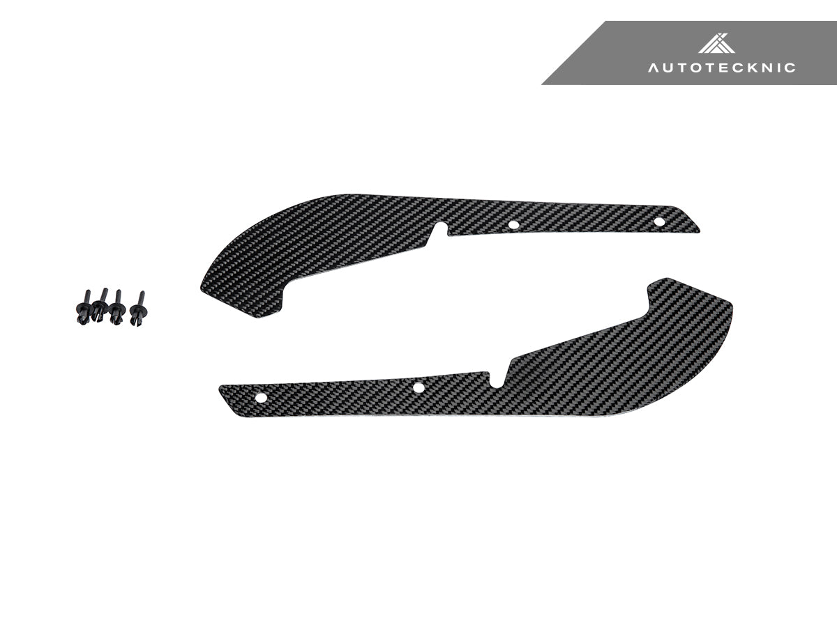 AutoTecknic Carbon Fiber Front Splash Guards - F80 M3 | F82/ F83 M4 - Graveyard Performance