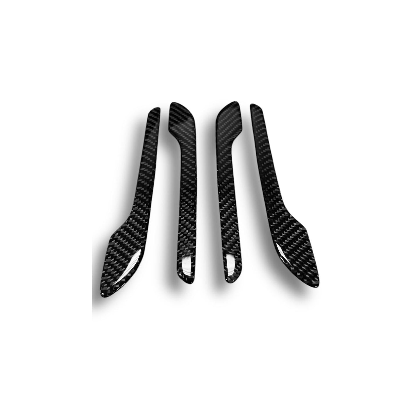 Tesla Model 3/Y Model X/S Carbon Fiber Door Handle Sticker | Palenon Performance - Graveyard Performance