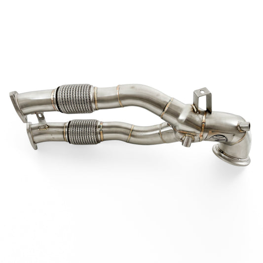 2.5T Race Downpipe For 2018+ Audi RS3 8V, RS3 8Y & TTRS 8S | Palenon Performance - Graveyard Performance