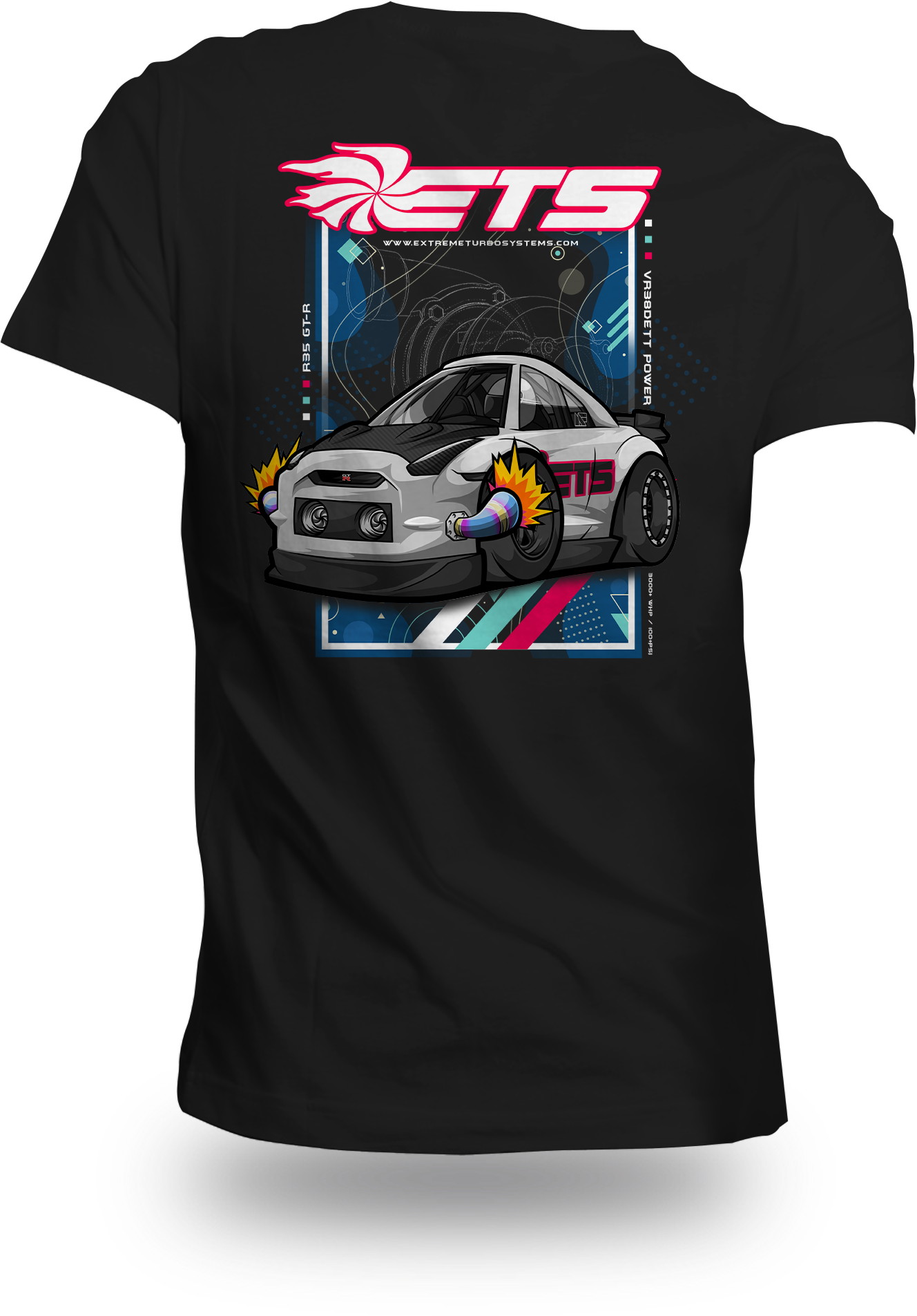 GTR Tooned T-Shirt "Double Platinum"