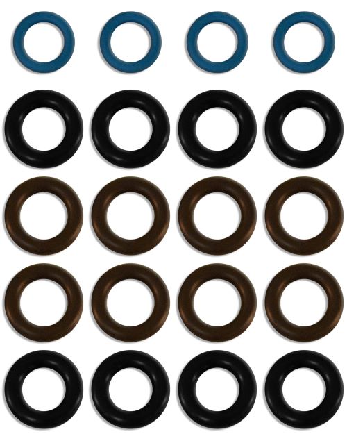 Seal kit for Fuel Injector Clinic Nissan 240SX 11mm Injectors top feed style injectors (slk-181)