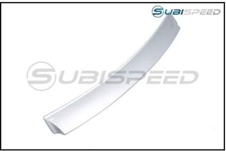 OLM Kaze Style Paint Matched Roof Spoiler - Ice Silver Metallic / Steel - 2015-2021 Subaru WRX / STI - Graveyard Performance
