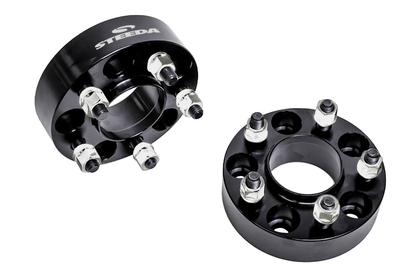 Steeda Mustang/Explorer ST 1.50" Hubcentric Billet Aluminum Wheel Spacer - Pair (2015-2026)