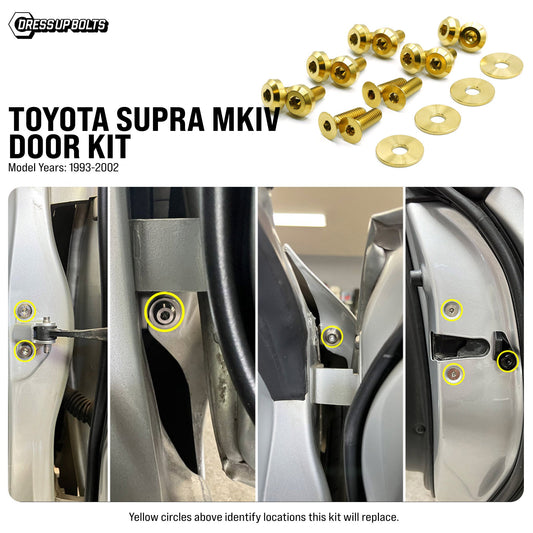 Titanium Hardware Door Kit - Toyota Supra MKIV (1993-2002)