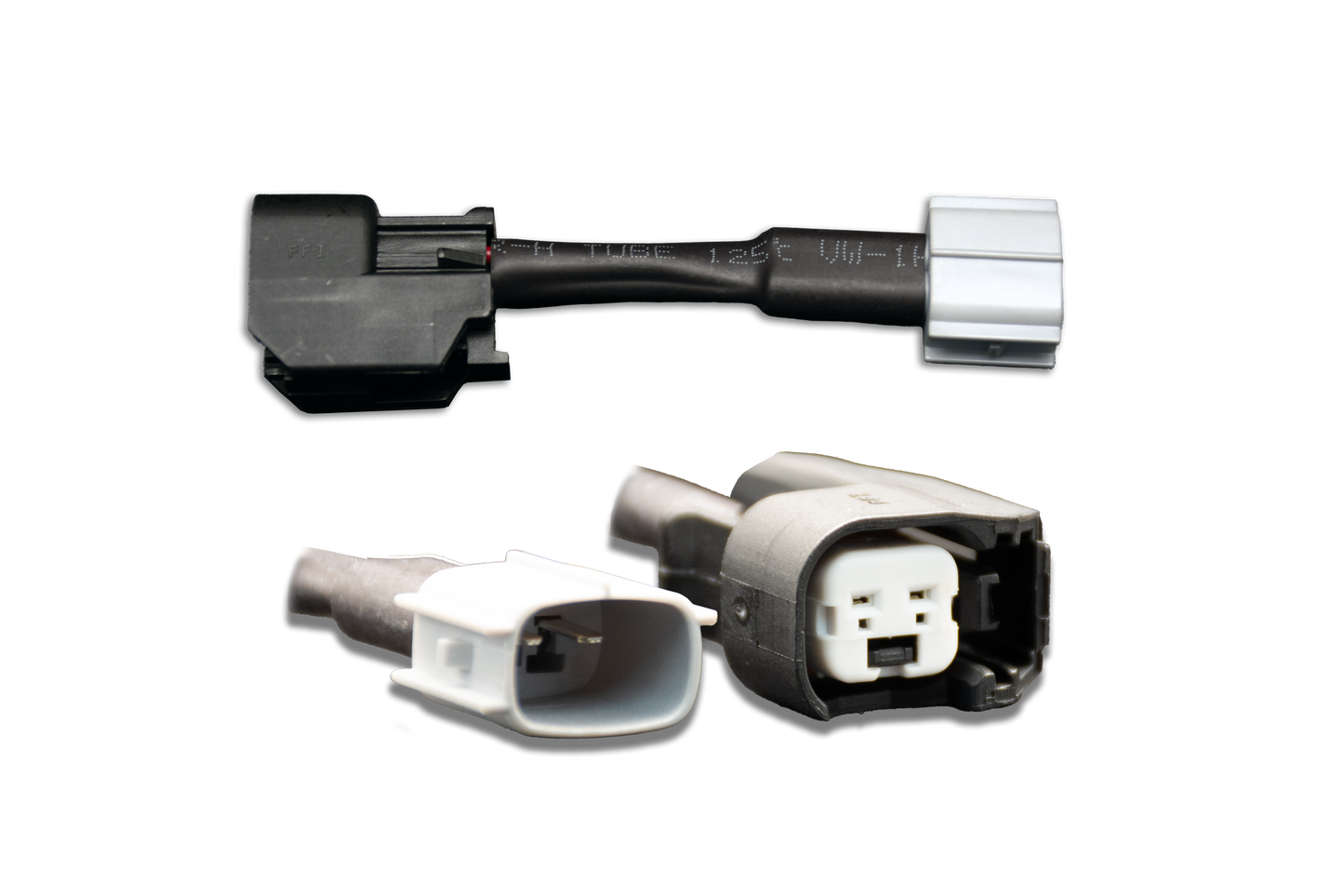 Set of 6 US Car/EV6 (female) to Toyota (male) injector plug adaptors (padputot6) - Graveyard Performance