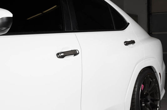 OLM Carbon Fiber Door Handle Covers - 2022 WRX (GT and Limited Trim)