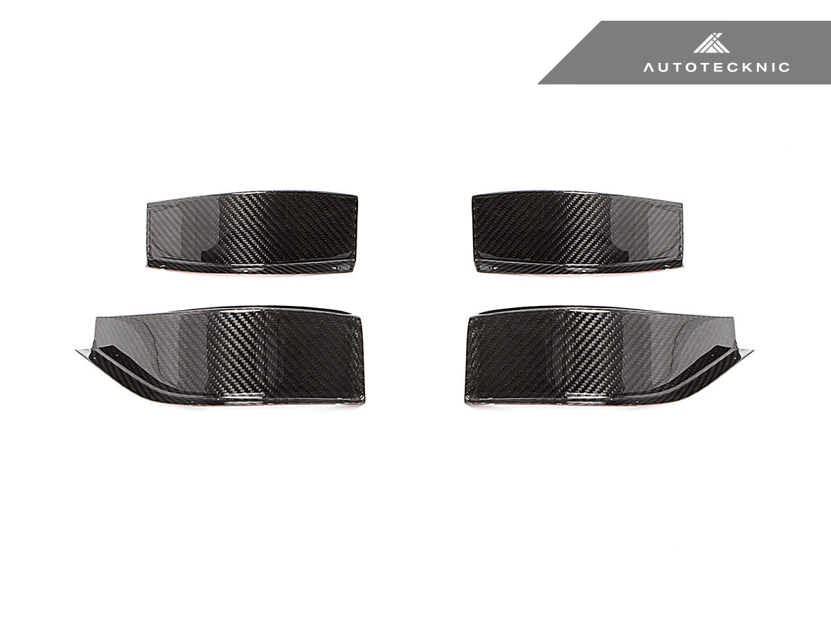 AutoTecknic GT4 Dry Carbon Bumper Canard Set - G80 M3 | G82 M4