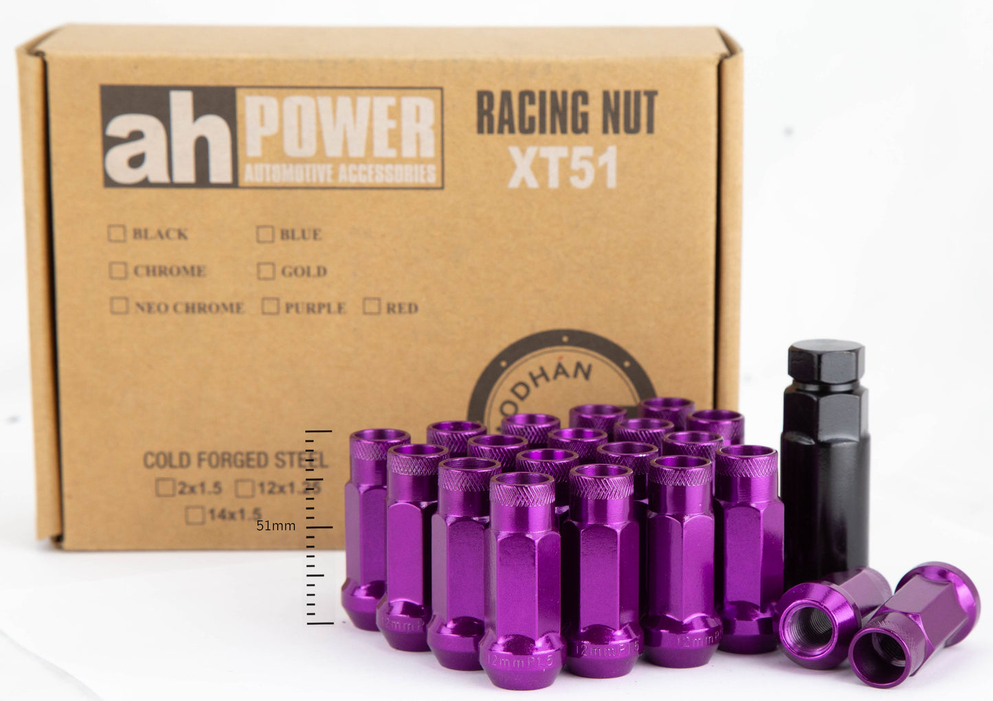 Aodhan XT51 Lug Nuts Set of 20