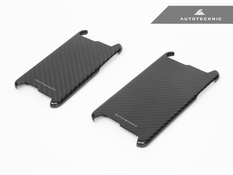 AutoTecknic Dry Carbon Fiber iPhone Case - iPhone 7 | 7 Plus / iPhone 8 | 8 Plus / iPhone SE (Gen 2 / 3) - Graveyard Performance