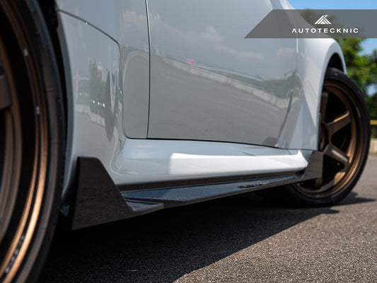 AutoTecknic Dry Carbon Side Skirt Extension Set - G87 M2 - Graveyard Performance