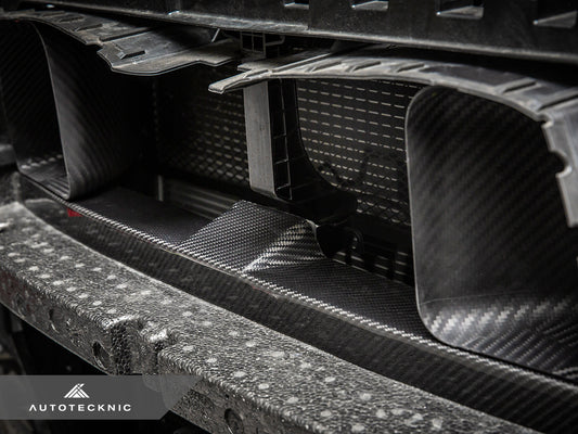 AutoTecknic Dry Carbon Front Bumper Crash Foam Cover - G82/ G83 M4 - Graveyard Performance
