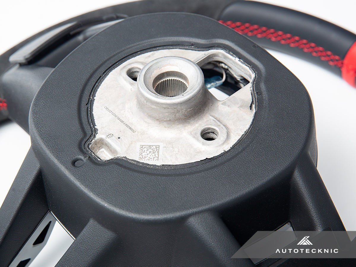 AutoTecknic Alcantara Steering Wheel - G60 5-Series - Graveyard Performance