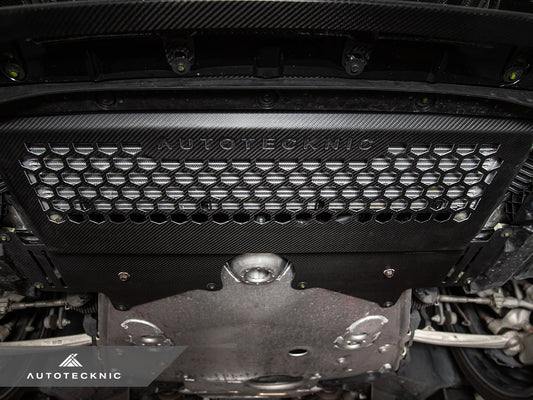 AutoTecknic Dry Carbon Oil Cooler Guard - G87 M2 | G80 M3 | G82/ G83 M4 - Graveyard Performance
