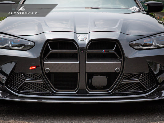 AutoTecknic Dry Carbon Corsa Front Bumper Lower Vent Set - G80 M3 | G82/ G83 M4 - Graveyard Performance