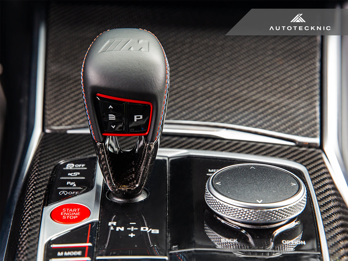 AutoTecknic Dry Carbon Gear Selector Cover - G09 XM
