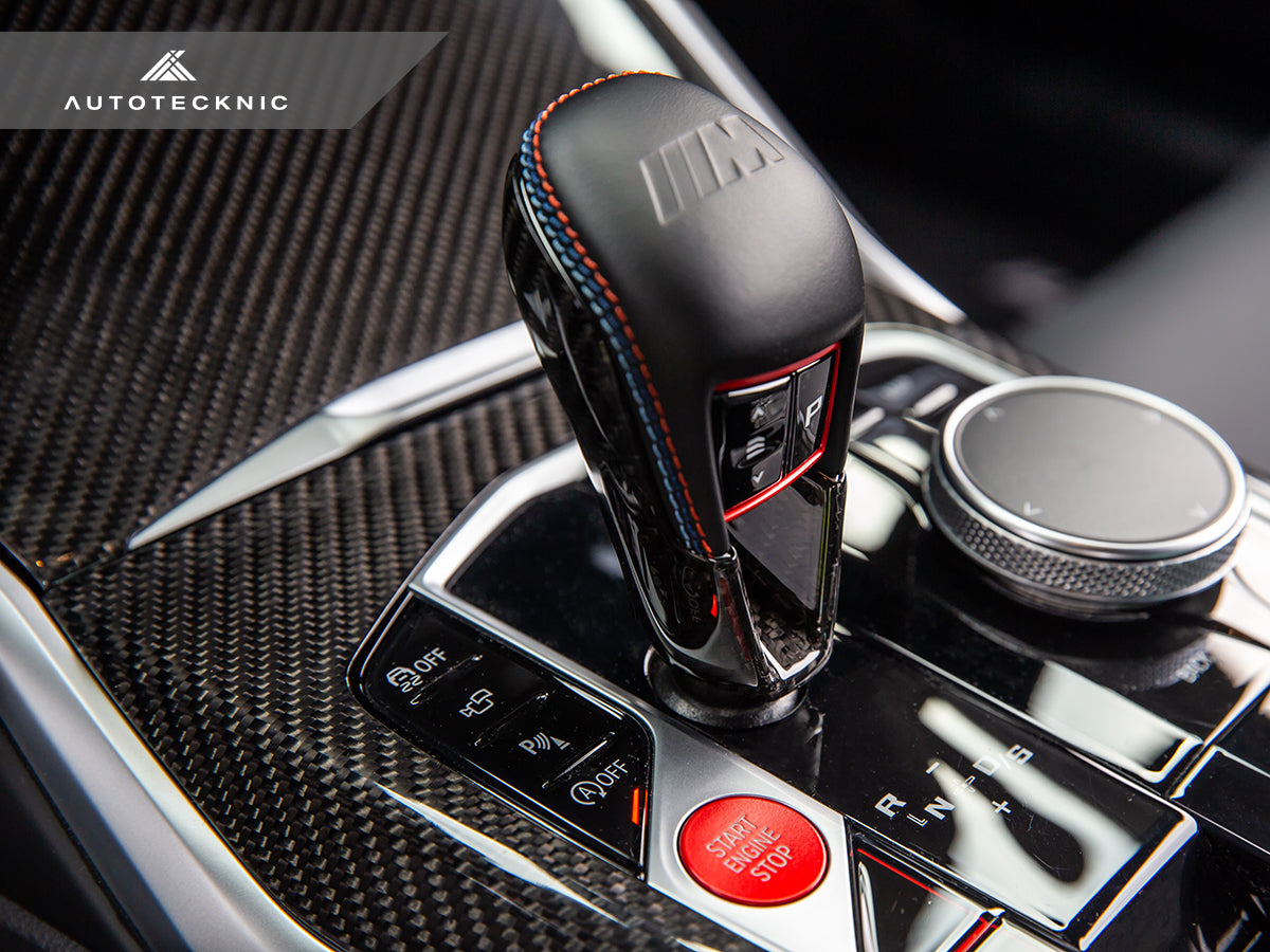 AutoTecknic Dry Carbon Gear Selector Cover - G09 XM