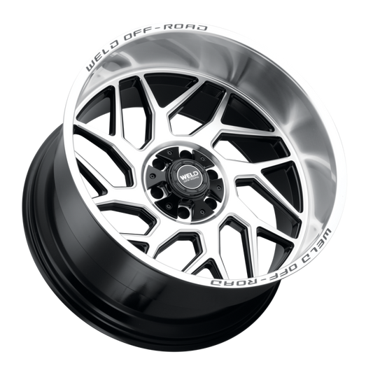 Weld Fulcrum 20x9 / 6x135 / 5 BS / 106.1 HB - Gloss Black Machined - Non-BL Wheel - Graveyard Performance