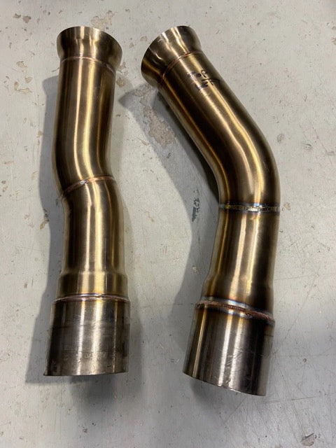 Connecting pipes for F8X BMW M3 & M4 Equal Length w AWE Switchpath custom connection - Graveyard Performance