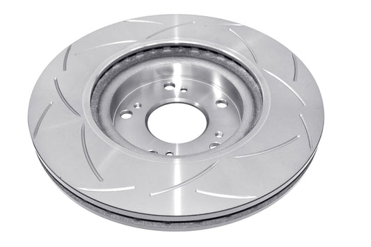 DBA 02-05 RSX (Type S) / 06-07 Civic Si 2.0L Front Slotted Street Series Rotor - Graveyard Performance